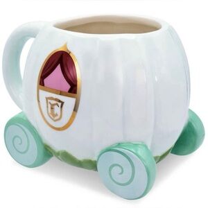 Disney•NWT•Cinderella’s Carriage Mug•Sculpted 3-D Ceramic•20 fl oz•Double-Sided
